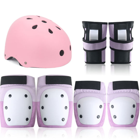 Ensemble de protection pour femmes avec casque et accessoires de patinage 9