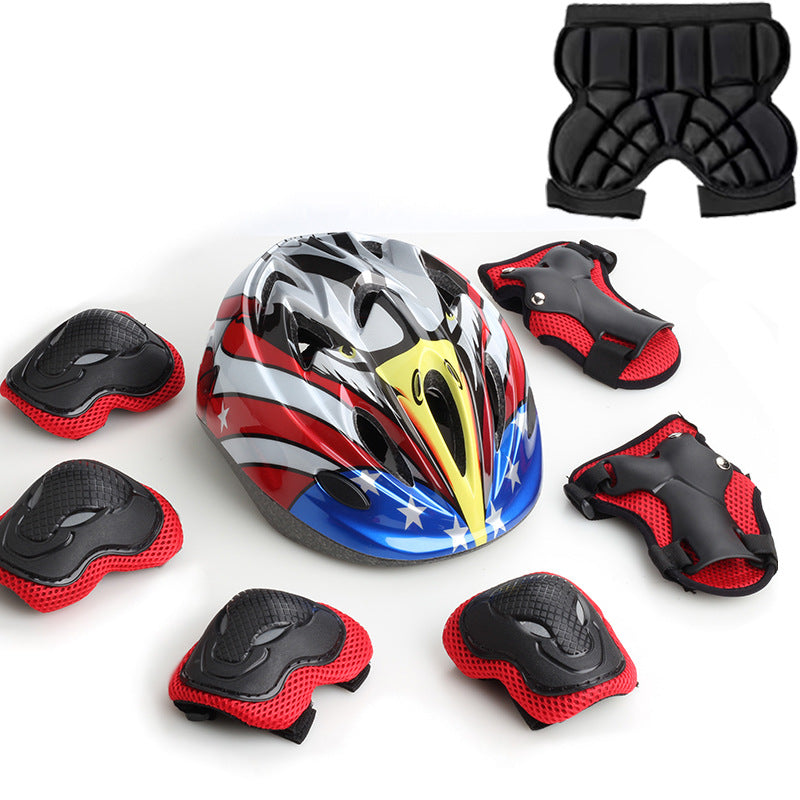 Ensemble de protection sportive enfant multi-usage 22