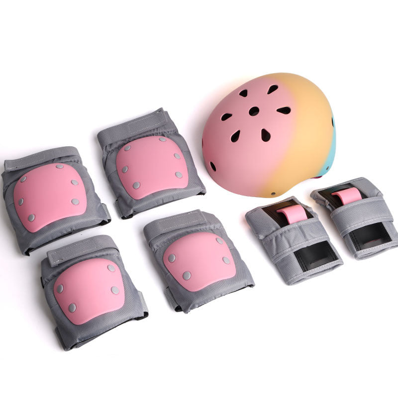 Ensemble de protection unisexe pour patinage avec casque et coussinets 0