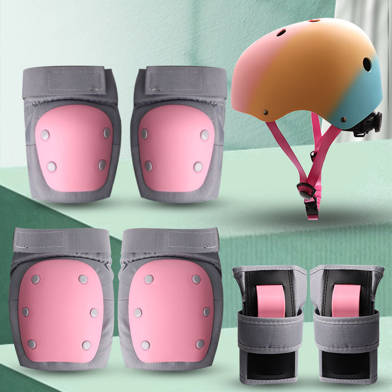 Ensemble de protection unisexe pour patinage avec casque et coussinets 1