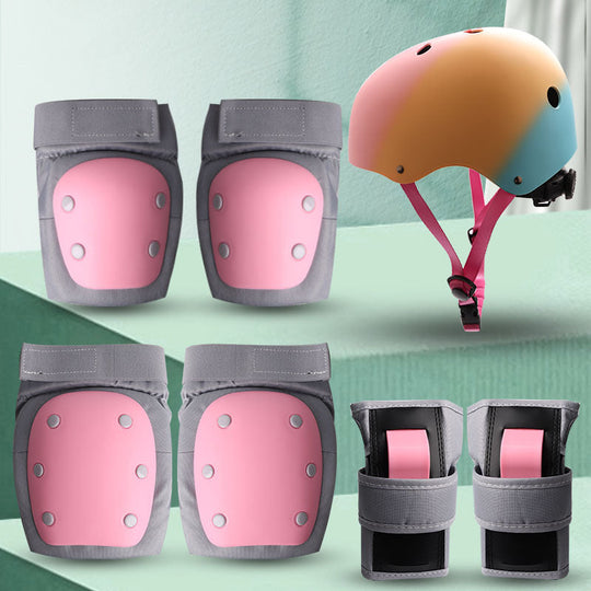 Ensemble de protection unisexe pour patinage avec casque et coussinets 1