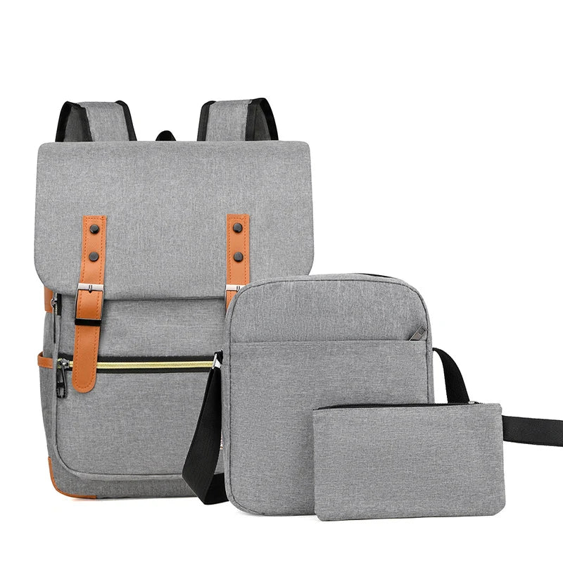 Ensemble sac à dos multifonctionnel trois pièces pour homme 6