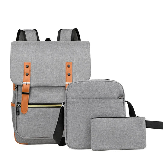 Ensemble sac à dos multifonctionnel trois pièces pour homme 6