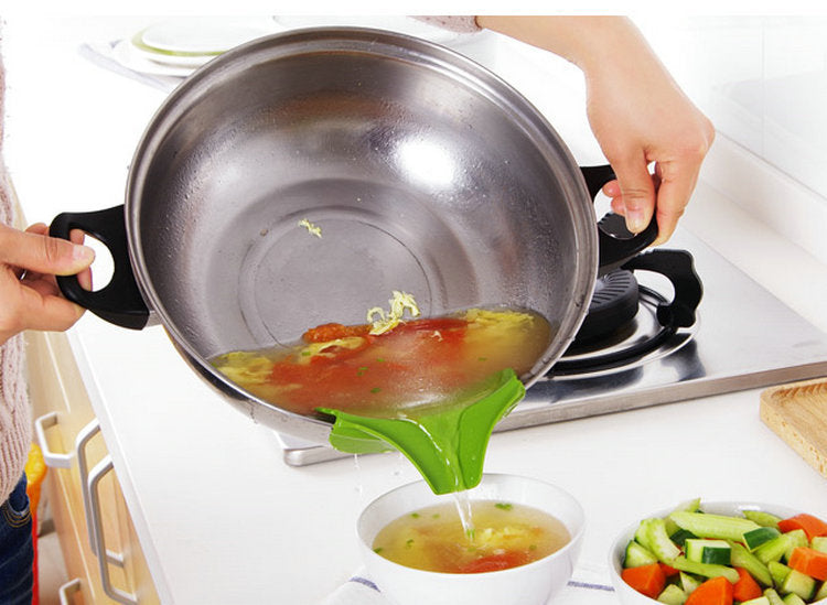 Entonnoir de Cuisine Pratique pour Casseroles et Poêles 0