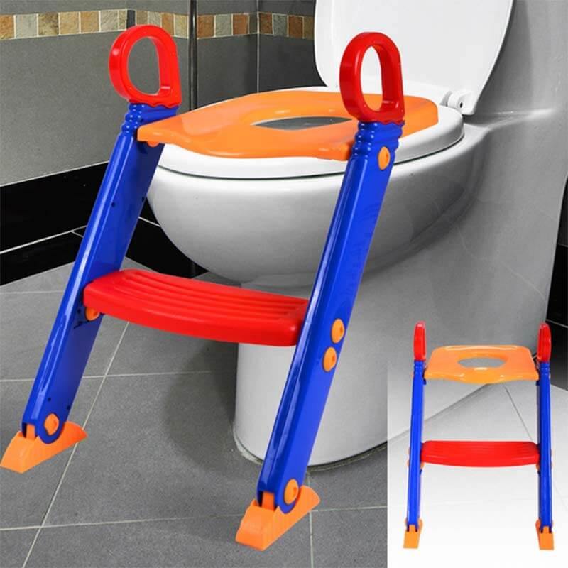 Entraîneur de toilettes pour enfants avec marche intégrée 0