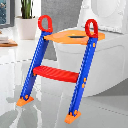 Entraîneur de toilettes pour enfants avec marche intégrée 1