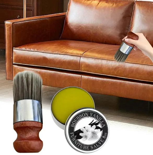 Entretien du Cuir Crème avec Bois Brossé 4