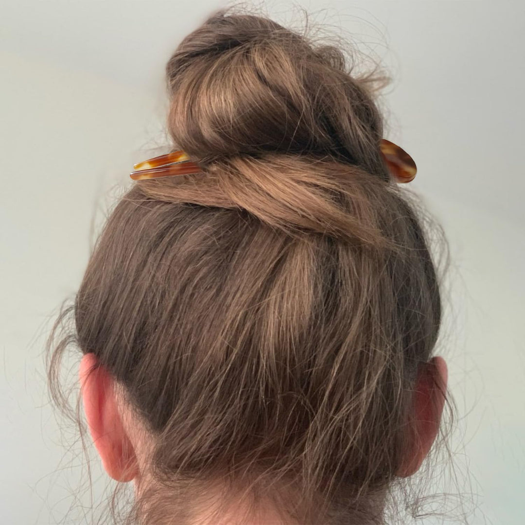 Épingles à Cheveux Femme Design U Écaille de Tortue pour Chignons 7