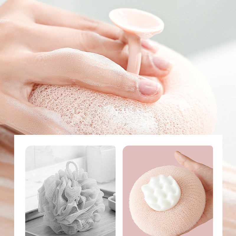 Éponge de Bain Douce avec Poignée Pratique pour Douche 5
