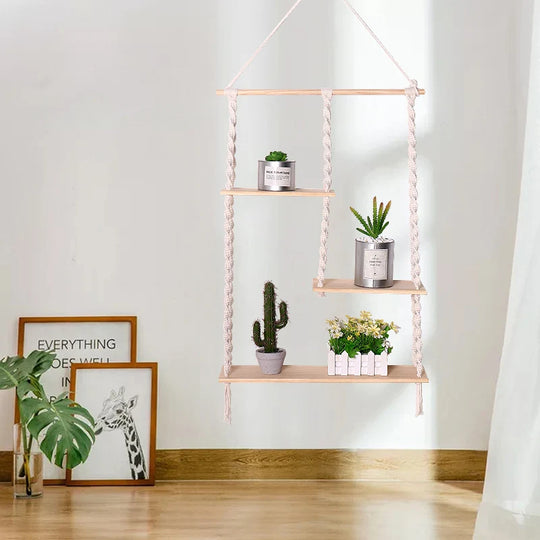 Étagère Flottante Murale pour Plantes Design Moderne 2