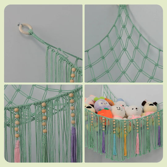 Étagère Murale Macramé Style Bohème pour Intérieur 4