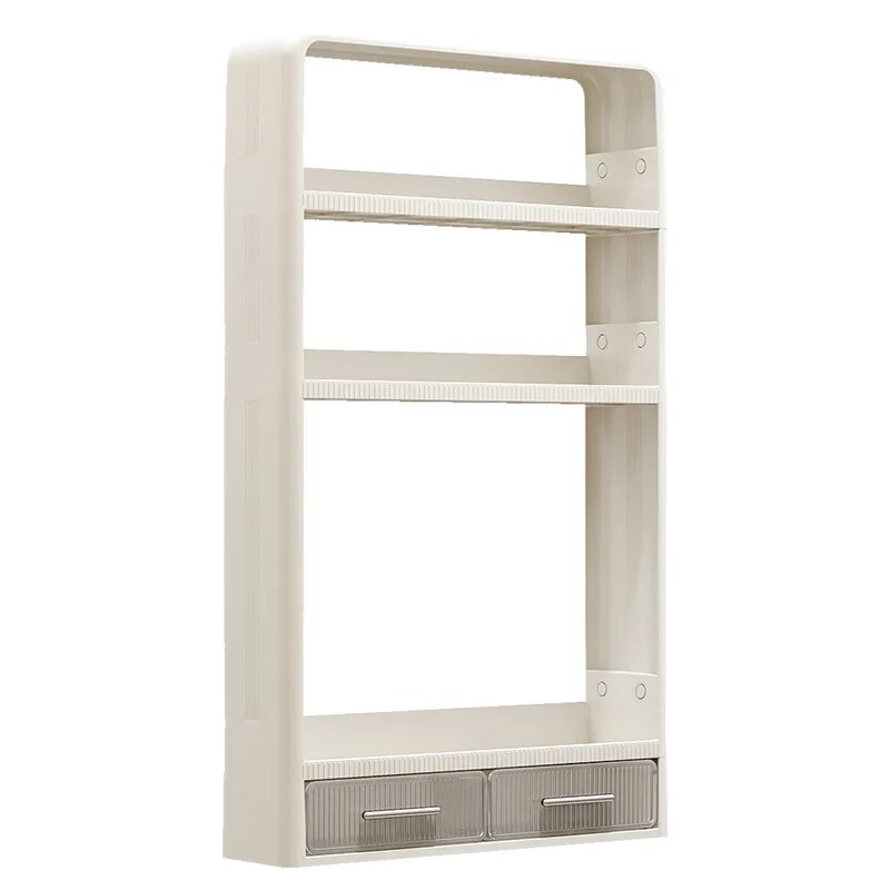Étagère Murale Pratique pour Salle de Bain Design Minimaliste 3 Couches 5