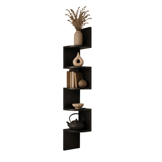 Étagère Murale d'Angle Moderne pour Rangement Pratique et Esthétique 0