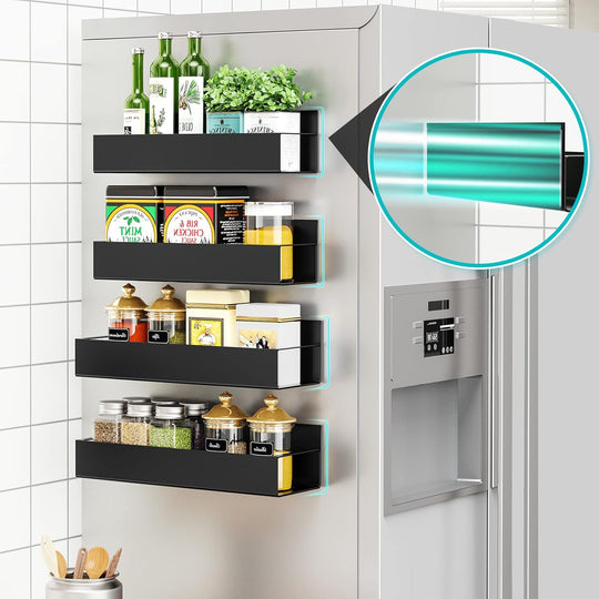 Étagère Murale de Rangement Magnétique Design Moderne pour Cuisine et Atelier 3