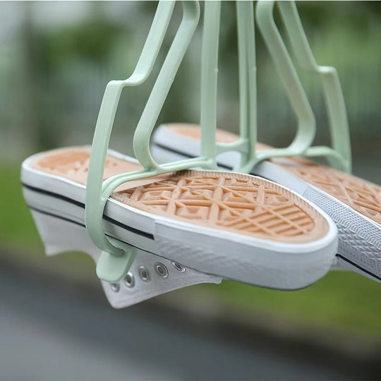 Étagère à Chaussures Double Couche pour Espaces Extérieurs 2