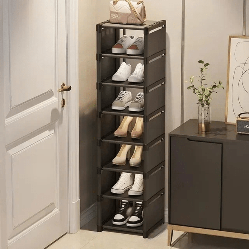 Étagère à Chaussures Empilable Pour Petits Espaces Moderne 7