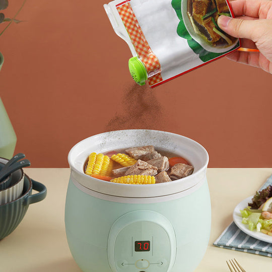 Étagère à Épices Murale Pratique avec Clip Hermétique et Ouvertures de Différentes Tailles 7
