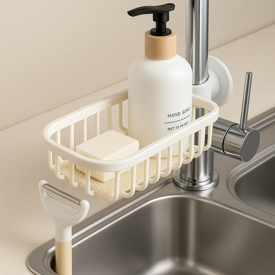 Étagère de Douche Pratique et Compacte Design Moderne pour Salle de Bain 1
