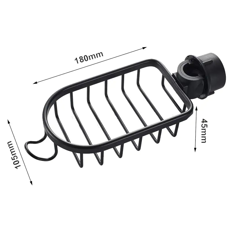 Étagère de Douche Pratique et Compacte Design Moderne pour Salle de Bain 4