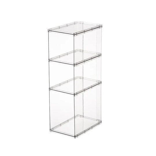 Étagère de rangement empilable transparente modulable 0