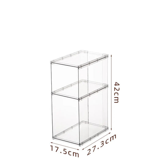 Étagère de rangement empilable transparente modulable 6