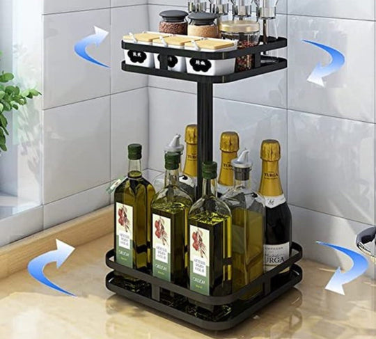 Étagère de rangement rotative 360° 7
