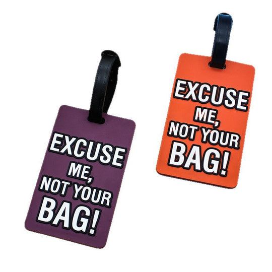 Étiquette de bagage unisexe avec dicton humoristique Bowlift 5
