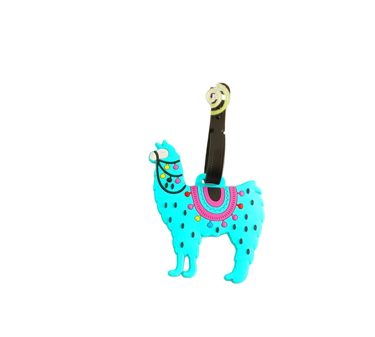 Étiquette de bagage unisexe design lama ludique 0