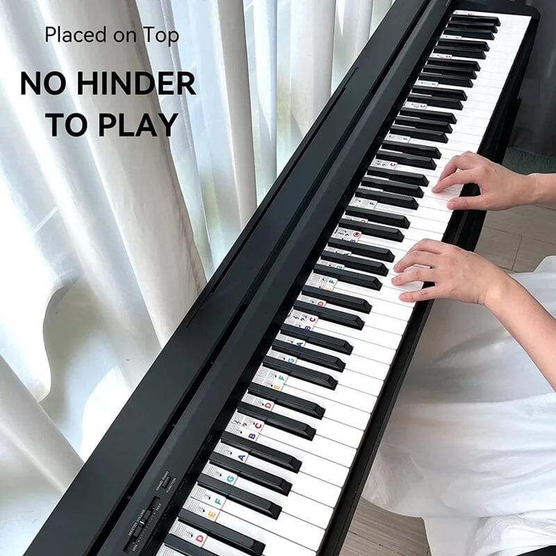 Étiquettes de notes amovibles pour clavier de piano 5