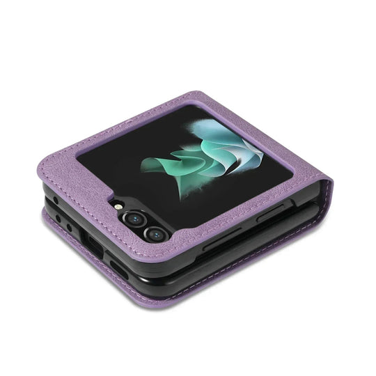 Étui Pour Téléphone Pratique Pour Samsung Galaxy Z Flip Avec Emplacements Pour Cartes 3