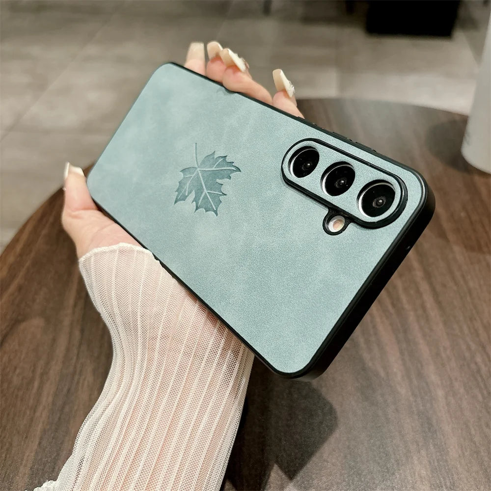 Étui Téléphone Samsung Design Unique Feuilles d'Érable 1