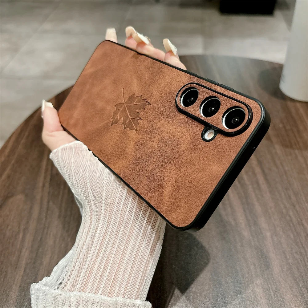 Étui Téléphone Samsung Design Unique Feuilles d'Érable 6