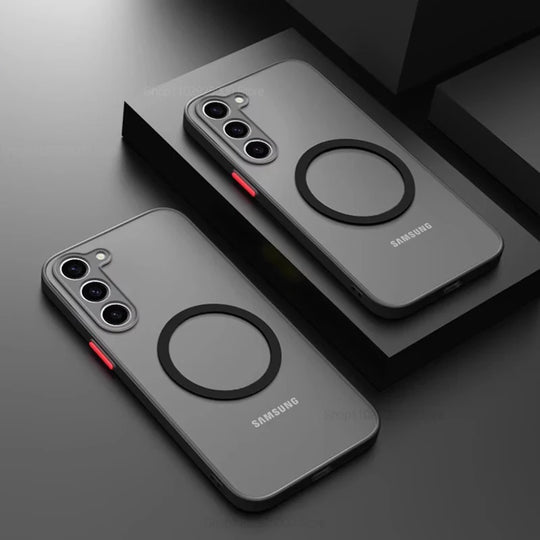 Étui Téléphone Samsung Magnétique Design Moderne Finition Mate 1