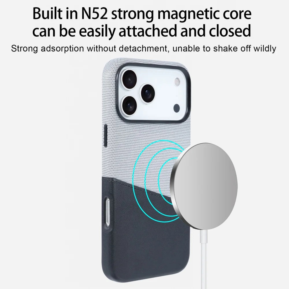 Étui Téléphone iPhone avec Poche pour Carte Moderne 4