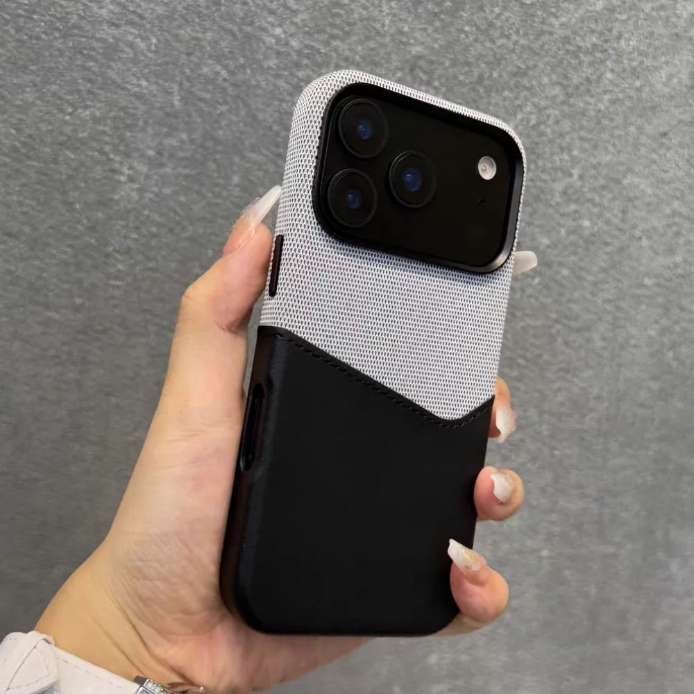 Étui Téléphone iPhone avec Poche pour Carte Moderne 6