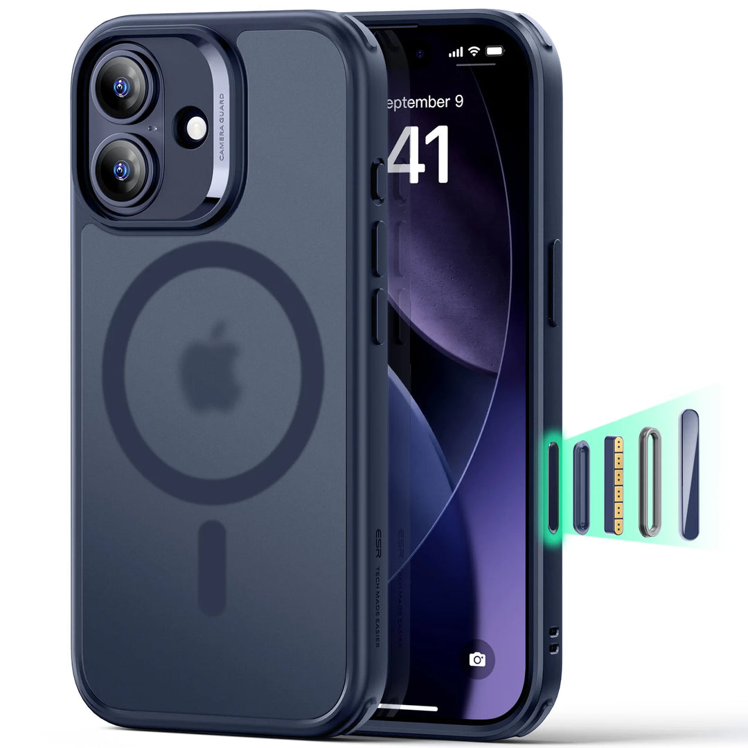 Étui de Protection MagSafe pour iPhone 17 Pro Max avec Contrôle de Caméra 18