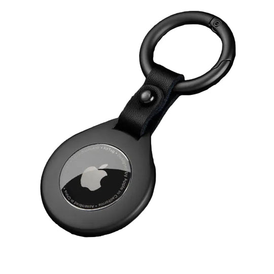 Étui de Protection pour Apple Airtags en Cuir et Métal 0