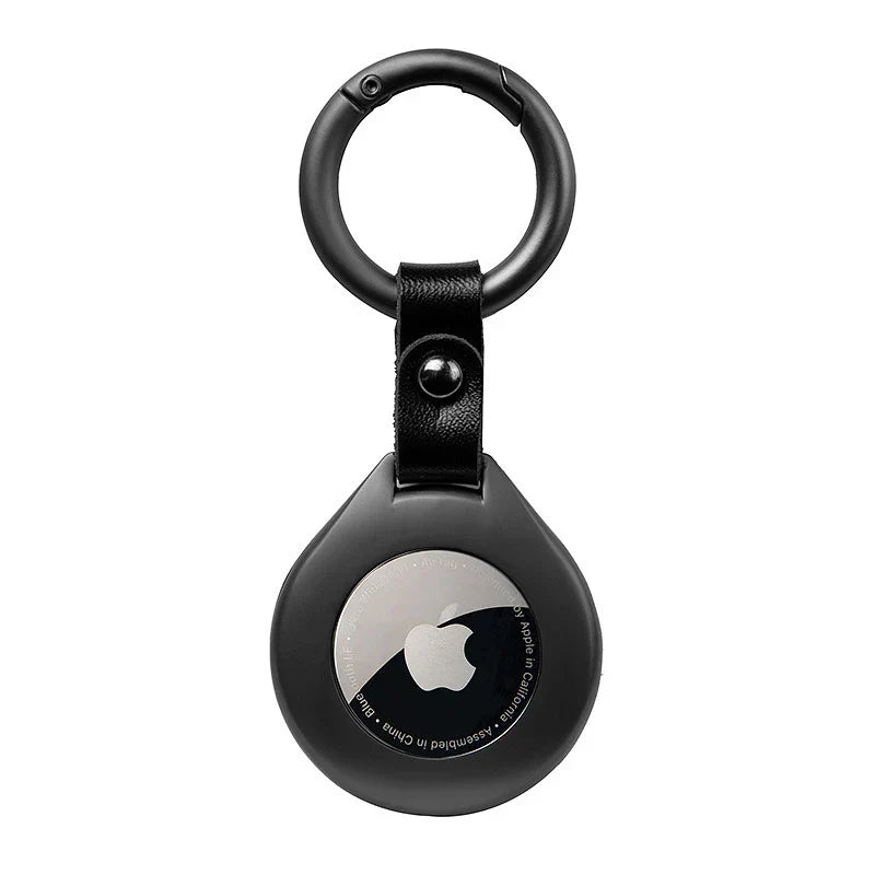 Étui de Protection pour Apple Airtags en Cuir et Métal 4
