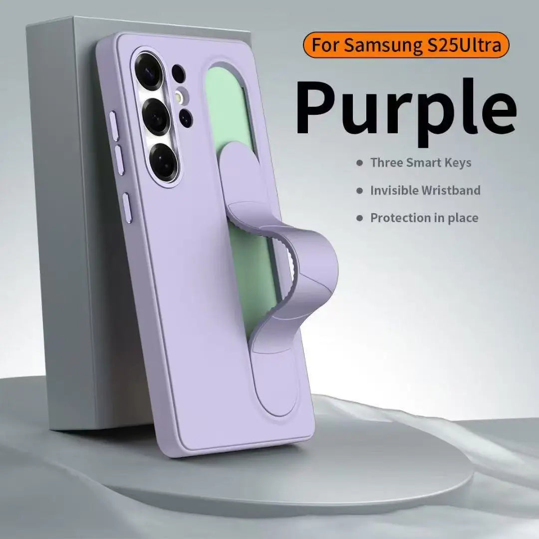 Étui pour Smartphone avec Poignée Debout pour Samsung S25 S24 S23 Ultra 2