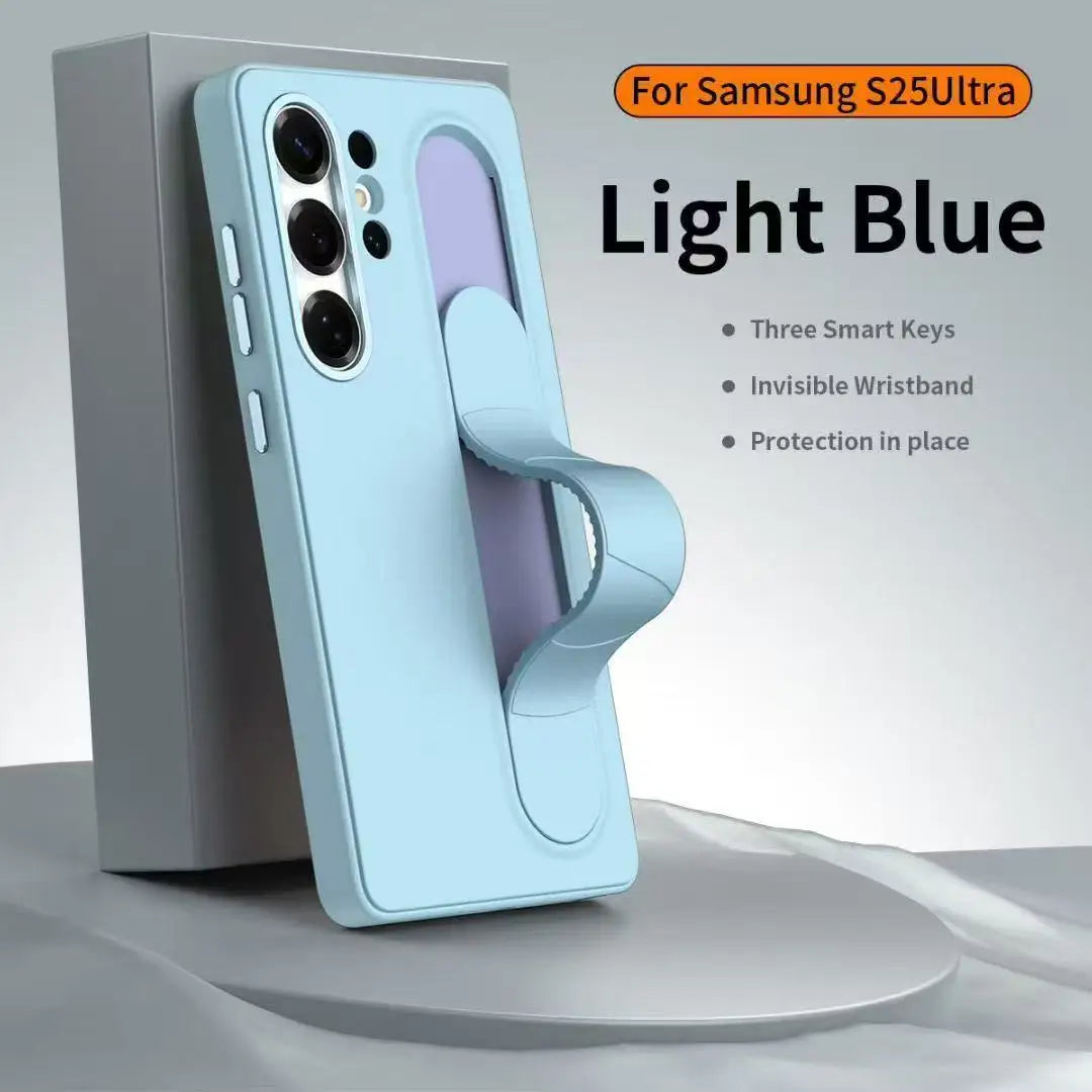 Étui pour Smartphone avec Poignée Debout pour Samsung S25 S24 S23 Ultra 4