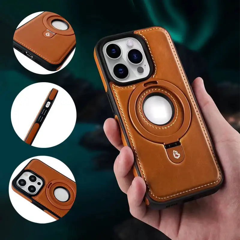 Étui pour iPhone avec Support Anneau Magnétique 1