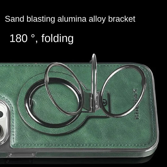 Étui pour iPhone avec support annulaire pliable 3