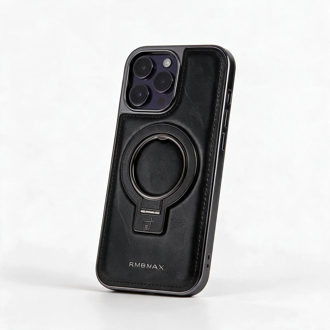 Étui pour iPhone avec support annulaire pliable 6
