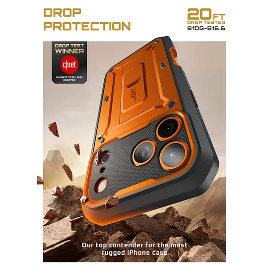 Étui pour téléphone iPhone 17 Pro Max avec Support Intégré et Protection Robuste 2