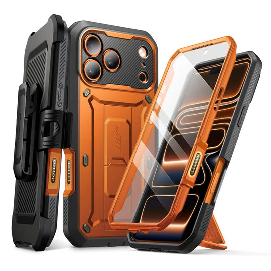 Étui pour téléphone iPhone 17 Pro Max avec Support Intégré et Protection Robuste 7