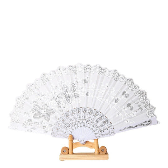 Éventail Femme Dentelle Raffinée 5