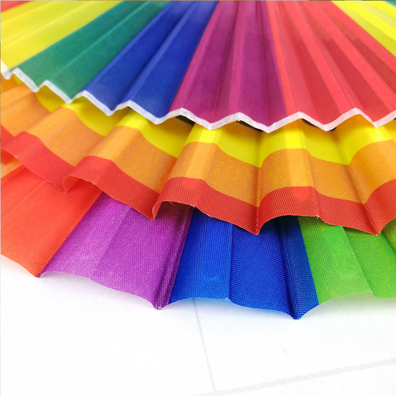 Éventail Femme Design Artistique Coloré 5