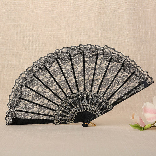 Éventail Femme Design Raffiné avec Motif Floral 9