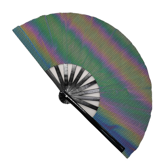 Éventail Pliable Coloré pour Femme au Design Unique 11