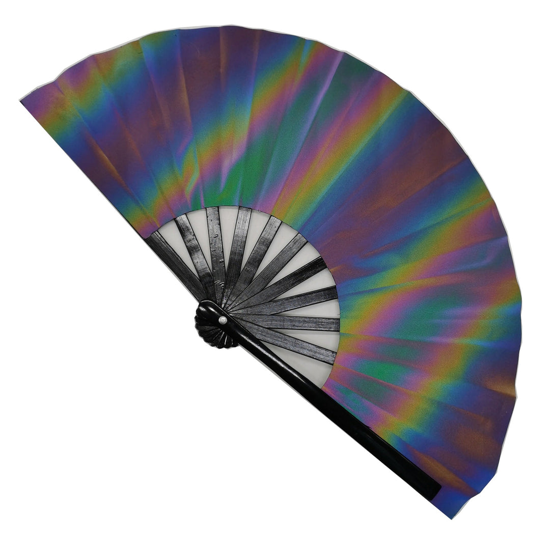 Éventail Pliable Coloré pour Femme au Design Unique 3